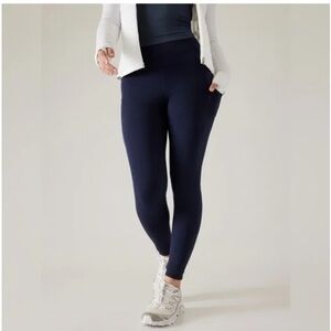 Athleta Altitude Stash Tight In Polartec Power Stretch Legging